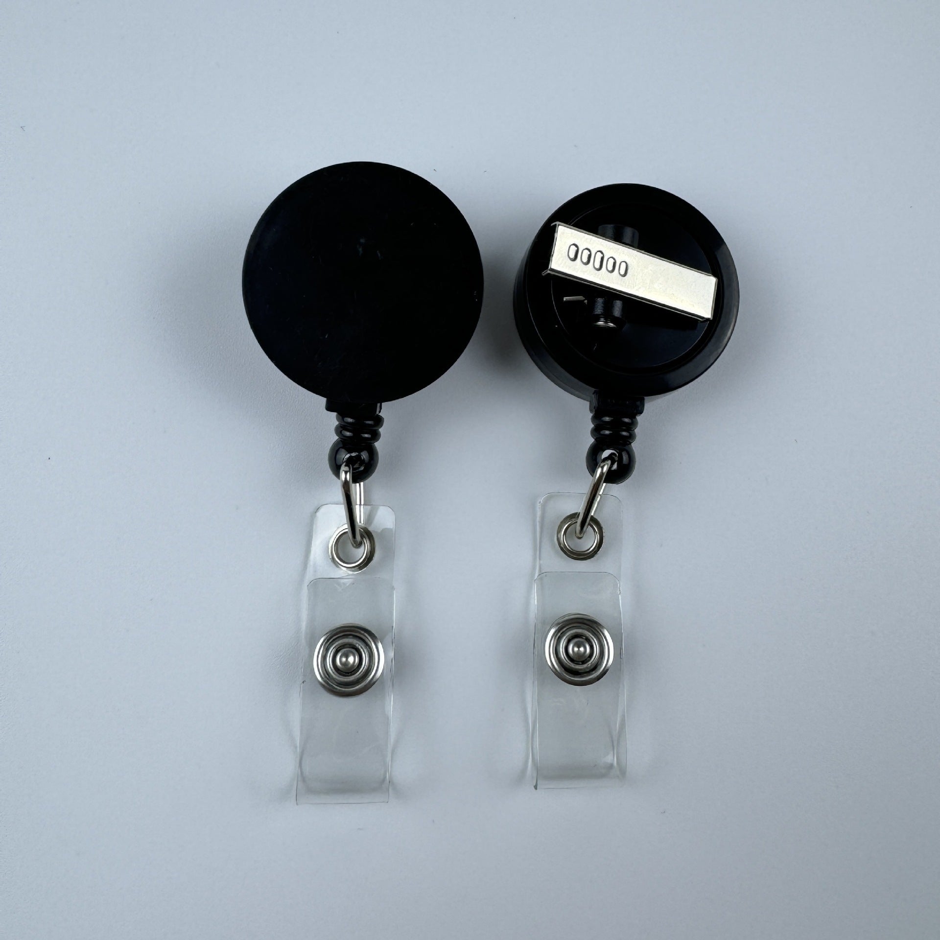 Wholesale 5pcs/pack flat rotating telescopic buckle rotating alligator clip ID card easy pull buckle